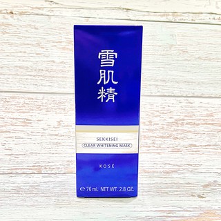 Kose Sekkisei Clear Whitening Mask มาส์กดำ