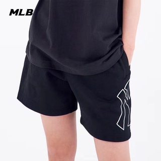 MLB (พร้อมส่ง) กางเกงขาสั้น MLB MEGA LOGO KNIT UNISEX COMFORTABLE SHORTS กางเกงNY ของแท้💯%