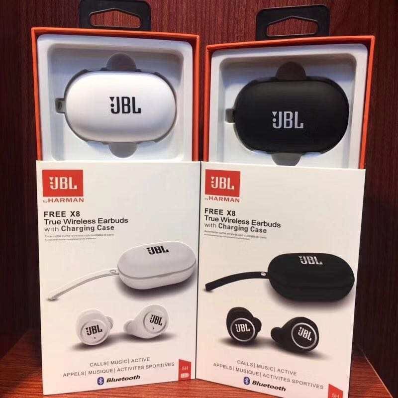 รุ่นใหม่ล่าสุดTWS JBL1 FREE X8หูฟังบลูทูธ 5.0+EDR TWS หูฟังไร้สายports ใช้ได้กับมือถือทุกรุ่นที่มีบล