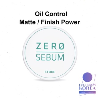 [Etude] Zero Sebum แป้งแห้ง / แป้งฝุ่น เนื้อแมตต์ / แป้งฝุ่น / ควบคุมความมัน / ส่งจากเกาหลี