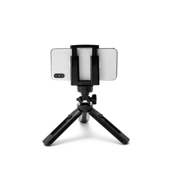 Tripod Support(กล่องเทา)  ใช้กับมือถือ/กล้อง +ตัวหนีบมือถือ Camera Tripod2in1
