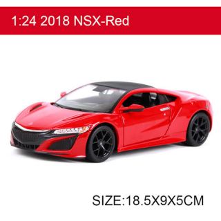 โมเดลรถเหล็ก ACURA NSX(Honda NSX)ขนาด 1/24 สีแดง