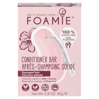 Foamie Conditioner Bar Damaged Hair with Hibiscus 80 g