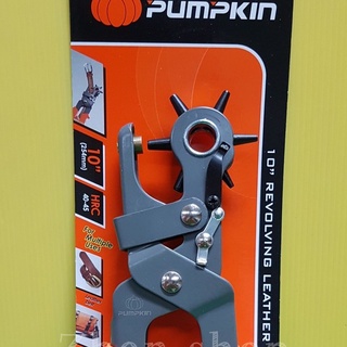 10”Revolving Leather Punch Pliers /คีมเจาะรูเข็มขัด 10" SK5 PUMPKIN DRILL (ISO)MM 2 2.5 3.0 3.5 4.0 4.5 ขนาด