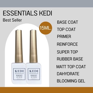 ✅ ติดทนนานแรมเดือน  KEDI Base coat Top coat 15ml รีวิวติดทน 3 เดือน คุณภาพดีมาก ต้องลอง