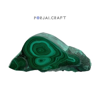 Malachite slab มาลาไคต์ 12cm