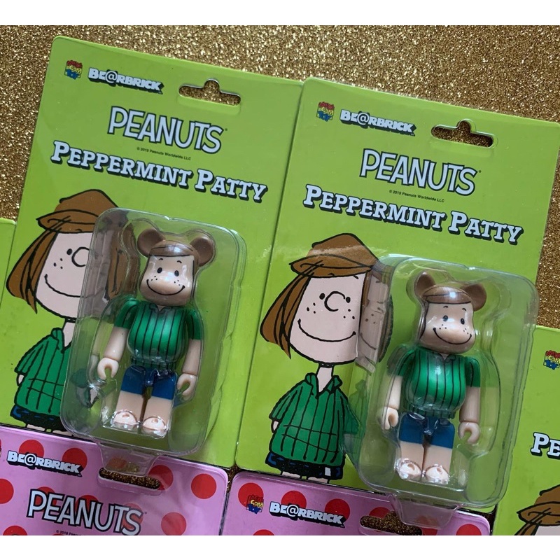 Medicom Be@rbrick 2019 The Peanuts Comic Snoopy 100% Peppermint Patty Bearbrick 