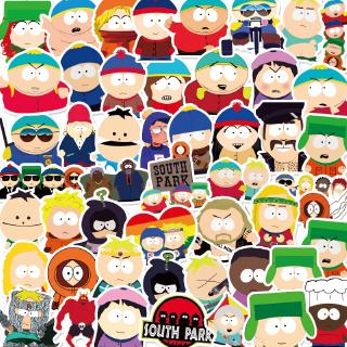 สติ๊กเกอร์พีวีซีกันน้ําลายการ์ตูน South Park 50 ชิ้น