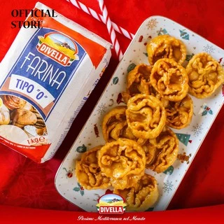 DIVELLA PLAIN FLOUR 1 KG. ดีเวลล่า แป้งสาลี (เบอร์ 00) ขนาด 1 กิโลกรัม