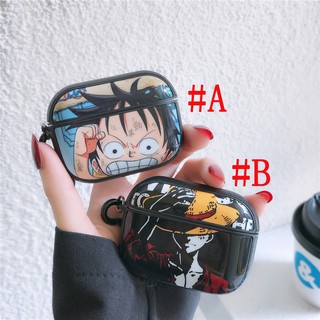 เคส AirPods Pro2 AirPods Pro Airpods 3 gen3 Airpods 2 Cartoon วันพีซ One Piece ลูฟี่ Luffy Protective Silicone Case