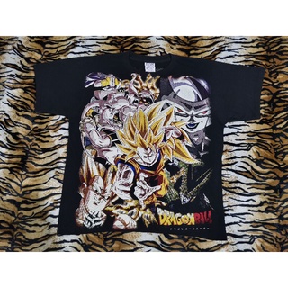 เสื้อการ์ตูน OVP DragonBall Z🔮สกรีนเต็มตัว ตะเข็บเดี่ยว บน-ล่าง ไม่มีตะเข็บข้าง ผ้าฟอกนุ่มป้าย WILD OATS