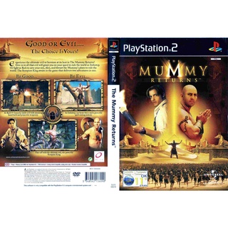 แผ่นเกมส์ PS2 The Mummy Returns   คุณภาพ ส่งไว (DVD)