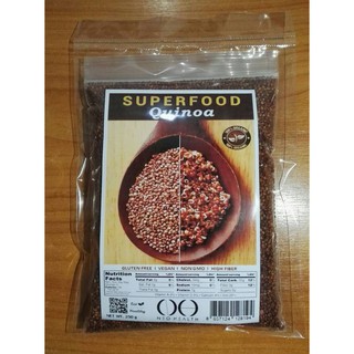 เมล็ดควินัวแดง ออร์แกนิค (Organic Red Quinoa Seeds) ขนาด 250 กรัม (250g)