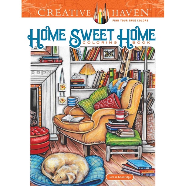 Creative Haven Home Sweet Home Coloring Book (Adult Coloring)