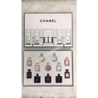 New Chanel Gift Set  Limited Edition Holiday 12pcs #EDP #EDT #Parfume เซ็ตน้ำหอม ชาแนล รุ่นใหม่ 12 ชิ้น ในกล่องใหม่