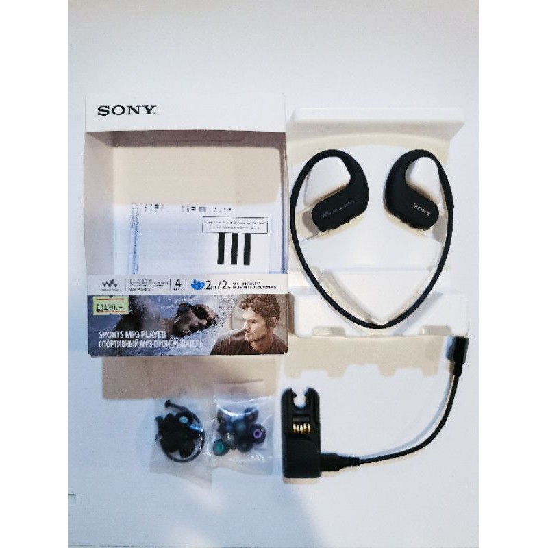 หูฟังกันน้ำ Sony walkman nw-ws413 ของแท้100%