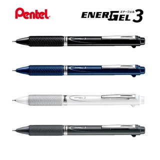 [ส่งจากญี่ปุ่น] Pentel Energel ปากกาลูกลื่น 3 สี 0.5 มม.4 สี