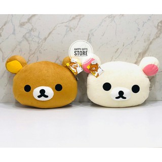 RILAKKUMA หมอนหน้า โคริคุมะ - คุมะ ขนาด14 นิ้ว