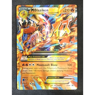 Blaziken Mega EX XY86 บาชาโม Pokemon Card (Matt Shadow Series) ภาษาอังกฤษ