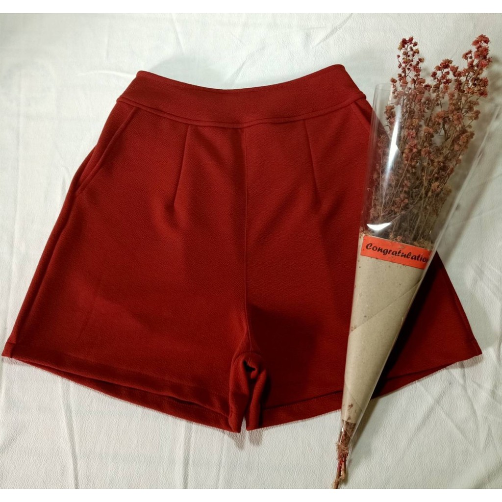 กางเกงขาสั้น-เอวสูงเก็บพุง ทรงเอ กางเกงเข้ารูป สาวอวบ-อ้วน Bigsize กางเกงแฟชั่นสาวอวบ-อ้วน ราคาถูก เ