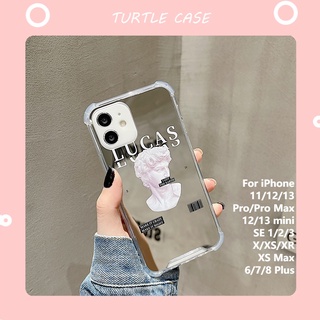 [พร้อมส่ง] เคสโทรศัพท์มือถือ แบบกระจก ลายเดวิด สไตล์ยุโรป อเมริกา สําหรับ Apple iPhone 14 13 12 11 PROMAX XS XR XSMAX SE2020 6 7 8PLUS MINI