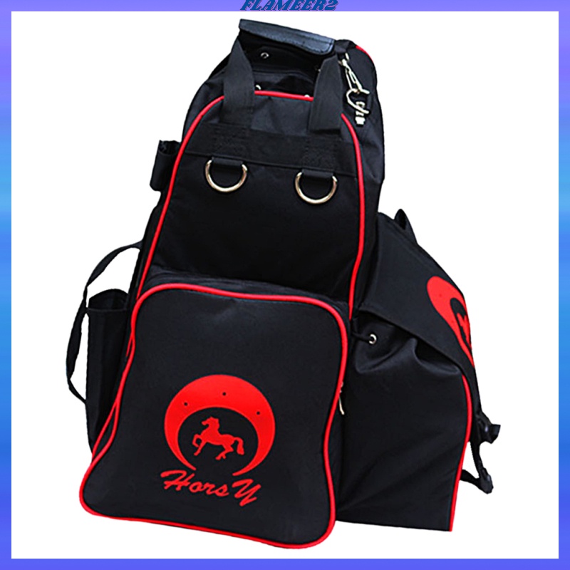 [FLAMEER2]Horse Riding Boot and Helmet Duffle Bag Equestrian Equipment