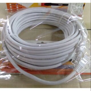 สายแลน CAT5e สายยาว15ม. / 20ม. LAN CABLE พร้อมแจ็คปลั๊ก หัวท้าย