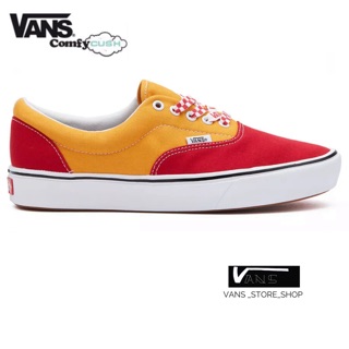 VANS ERA COMFYCUSH RED YELLOW SNEAKERS สินค้ามีประกันแท้