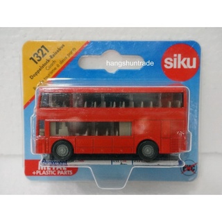 โมเดลรถบัส Siku Super 1321 Doubledecker สีแดง