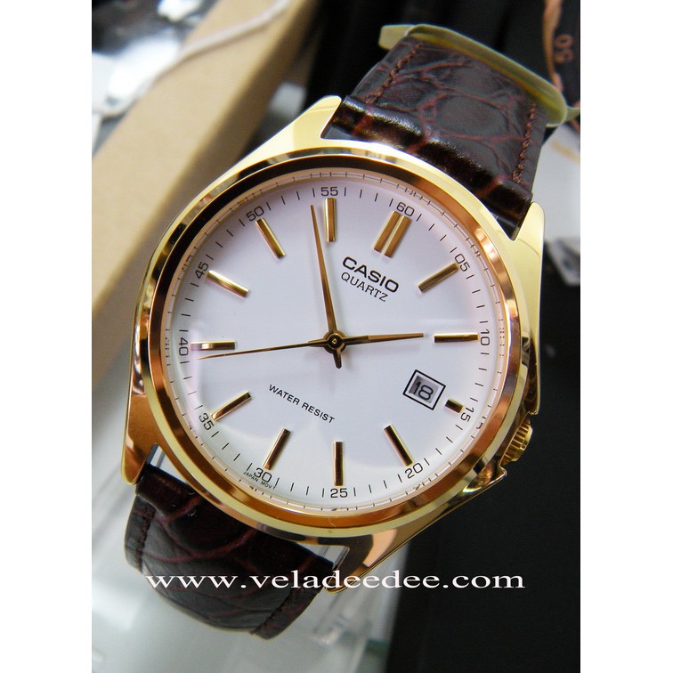 Casio Standard MTP-1183Q-7A นาฬิกาข้อมือสุภาพบุรุษ MTP-1183Q-7 สายหนัง รุ่น MTP-1183Q-7ADF Veladeede
