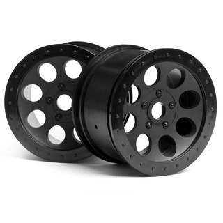 HPI 3186 MAG-8 WHEELS BLACK (83X56mm/2pcs) (for HPI SAVAGE)