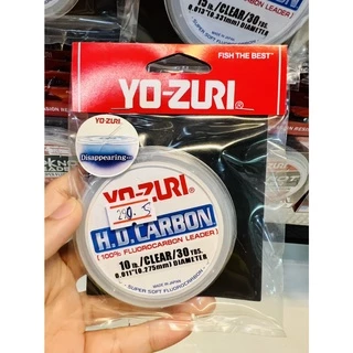 สายช็อค YO-ZURI Fluorocarbon 100% H.D.Carbon