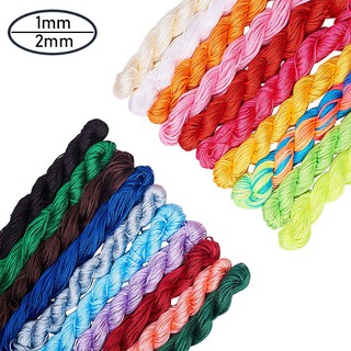 19~20 bundles เชือกไนล่อน shamballa macrame สําหรับทําสร้อยข้อมือ