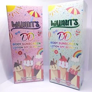 วอลนัท ดีดี กันน้ำ กันแดด SPF50 Walnut DD Body Sunscreen Lotion SPF50++ขนาด 135ml