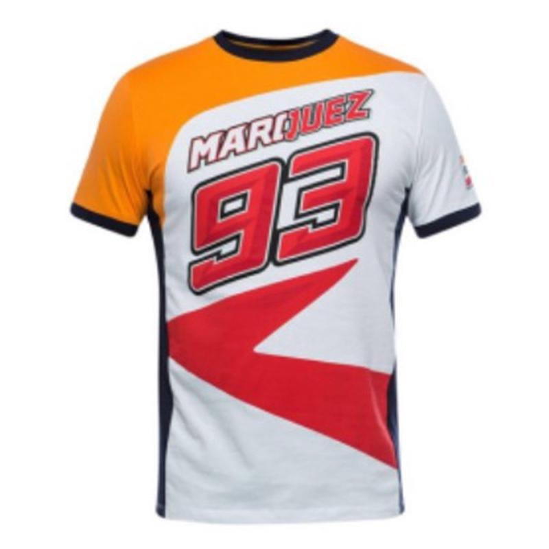 เสื้อยืดคอก ลมแขนสั้น moto gp 93 แบบแห้งเร็ว