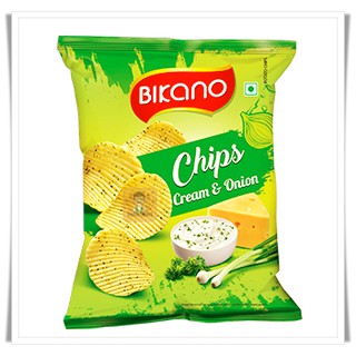 มันฝรั่งทอดรสซาวครีมหัวหอม ยี่ห้อ บิกาโน (60 กรัม) - Bikano – Chips Cream &amp; Onion (60 Grams)