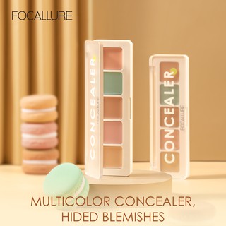 Focallure คอนซีลเลอร์แต่งหน้า 5 สี Wx8X