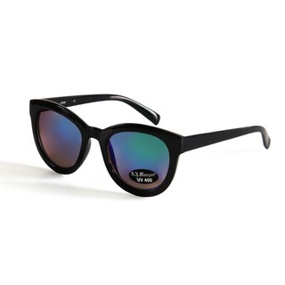 AJ Morgan Hatch Sunglasses Black, Blue Mirror Lens แว่นกันแดด สีดำเลนส์ปรอทน้ำเงิน