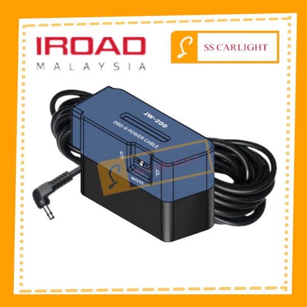 IROAD OBD-II สายไฟสําหรับรถยนต์ไฟฟ้า/ไฮบริด