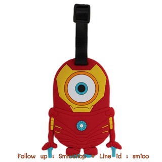 Luggage Tag - Minions Iron Man