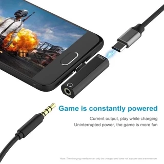 [T - Shaped 2 In 1 Usb C To 3 . 5 มม . แจ็คเสียง + Type C อะแดปเตอร์แปลง ( Usb C To 3 . 5 มม . ] [ไม่ใช่สำหรับ Samsung]
