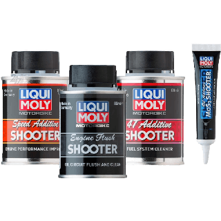 [โค้ด H479A ลด฿60] LIQUI MOLY กลุ่มสารเพิ่มประสิทธิภาพสำหรับมอเตอร์ไซค์ MOTORBIKE ADDITIVE SHOOTER