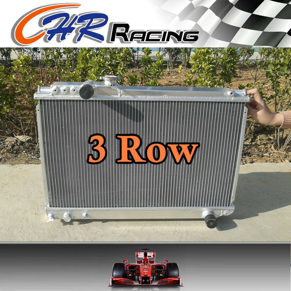 หม้อน้ําอลูมิเนียม 3 แถวสําหรับ TOYOTA SUPRA MK3 MA70;7M-GTE/U 3.0L MT 1986-1992