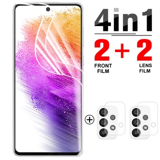 4 in 1 hydrogel film + camera film for samsung galaxy A53 5G screen protector lens soft cover for samsung A23 A33 A73 5G film non-glass