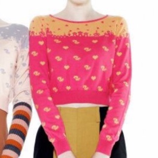 เสื้อไหมพรม lyn around ตัวหายาก size s แท้ อก 32 ยาว 15.5 ผ้ายืดได้เยอะ ไม่มีตำหนิ