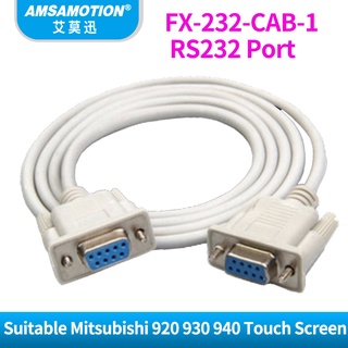 Yy สายเคเบิลหน้าจอสัมผัส FX-232-CAB-1 RS232 Mitsubishi GOT-F900 920 930 940 GT1275 FX232CAB-1