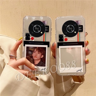 เคสโทรศัพท์มือถือ แบบใส ปิดด้านหลัง ใส่รูปภาพได้ แฟชั่น สําหรับ Huawei Nova 9 SE 8i 8 P50 Pro Honor X9 X8 X7 Magic4 Pro 50 Lite 5G 4G 2022 Nova9 9SE