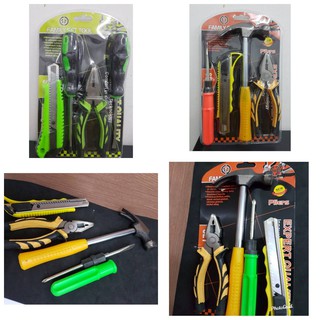 ชุดเครื่องมือช่าง 4 in 1  FAMILY SET TOOL อุปกรณ์จำเป็นสำหรับมีไว้ติดบ้านทุกบ้าน