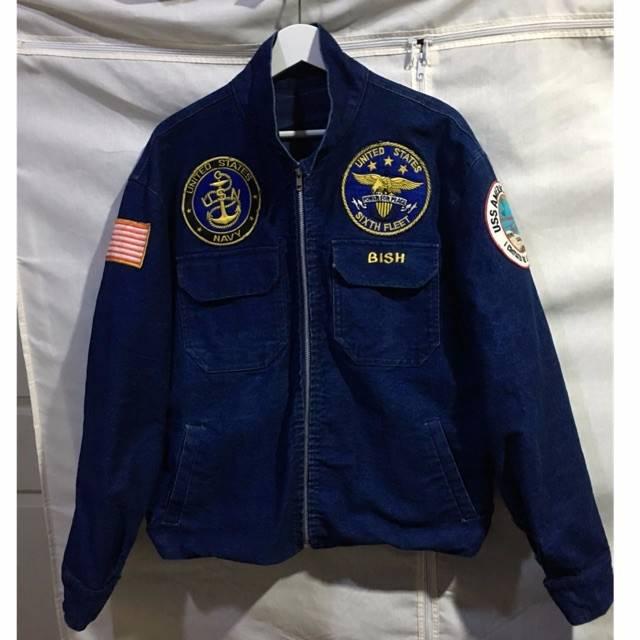 Jacket blue 1984-85-86 Tour USS America CV66 Size40-42M