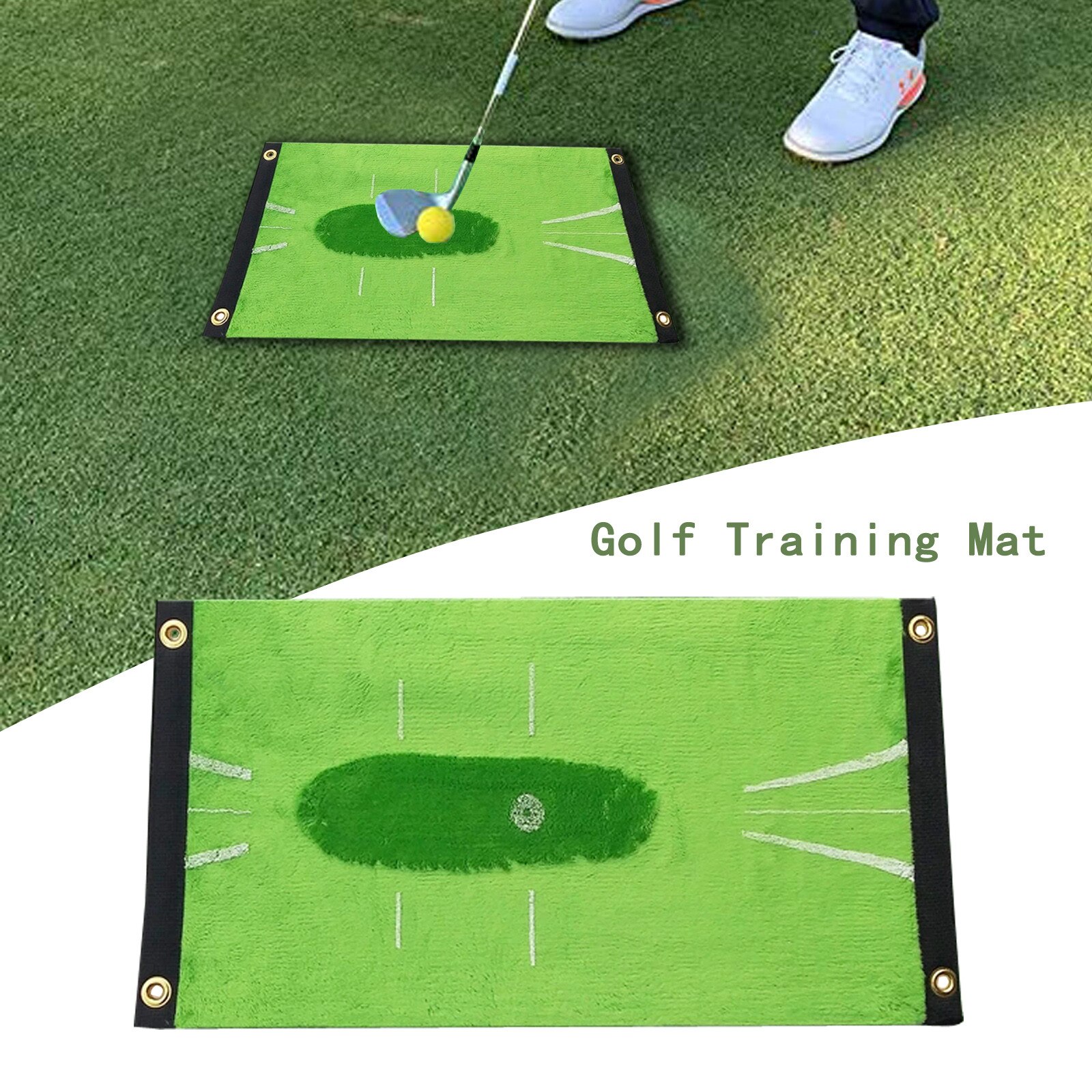 golf training mat for swing detection